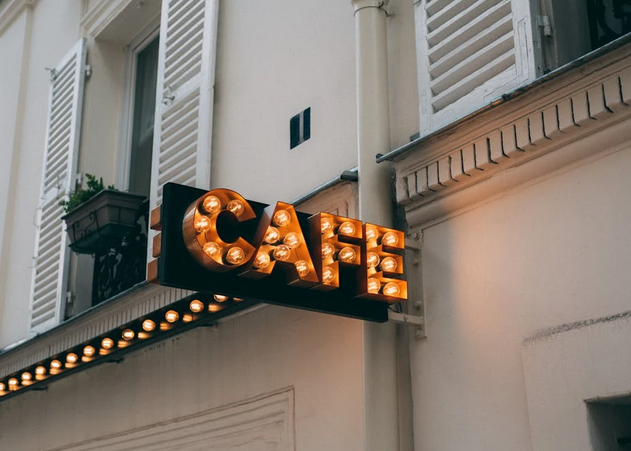 cafe sign